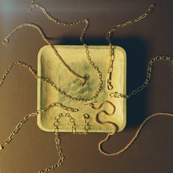 Roman Planished Chain Bracelet