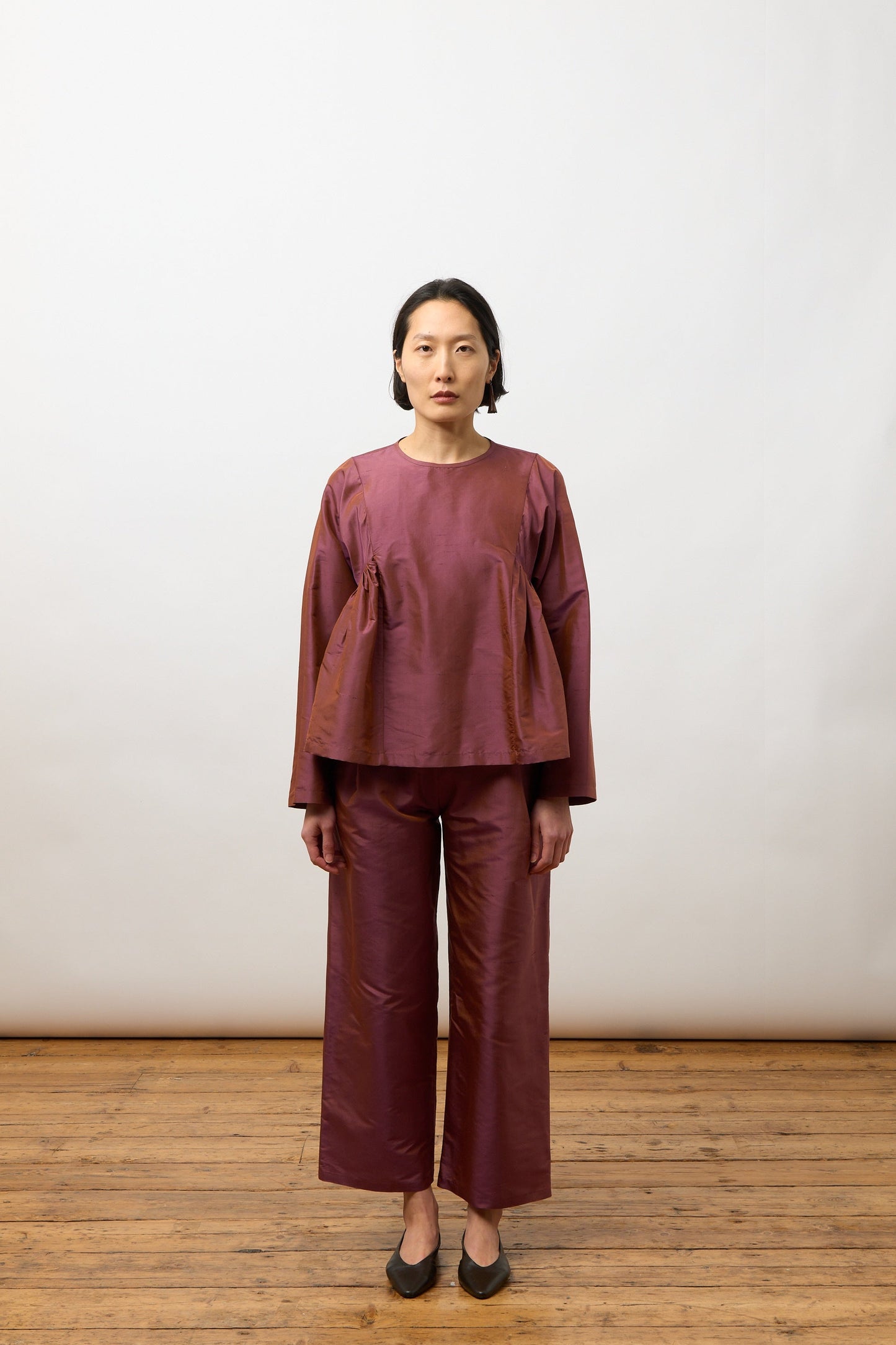 Nora Blouse, Silk Dupion