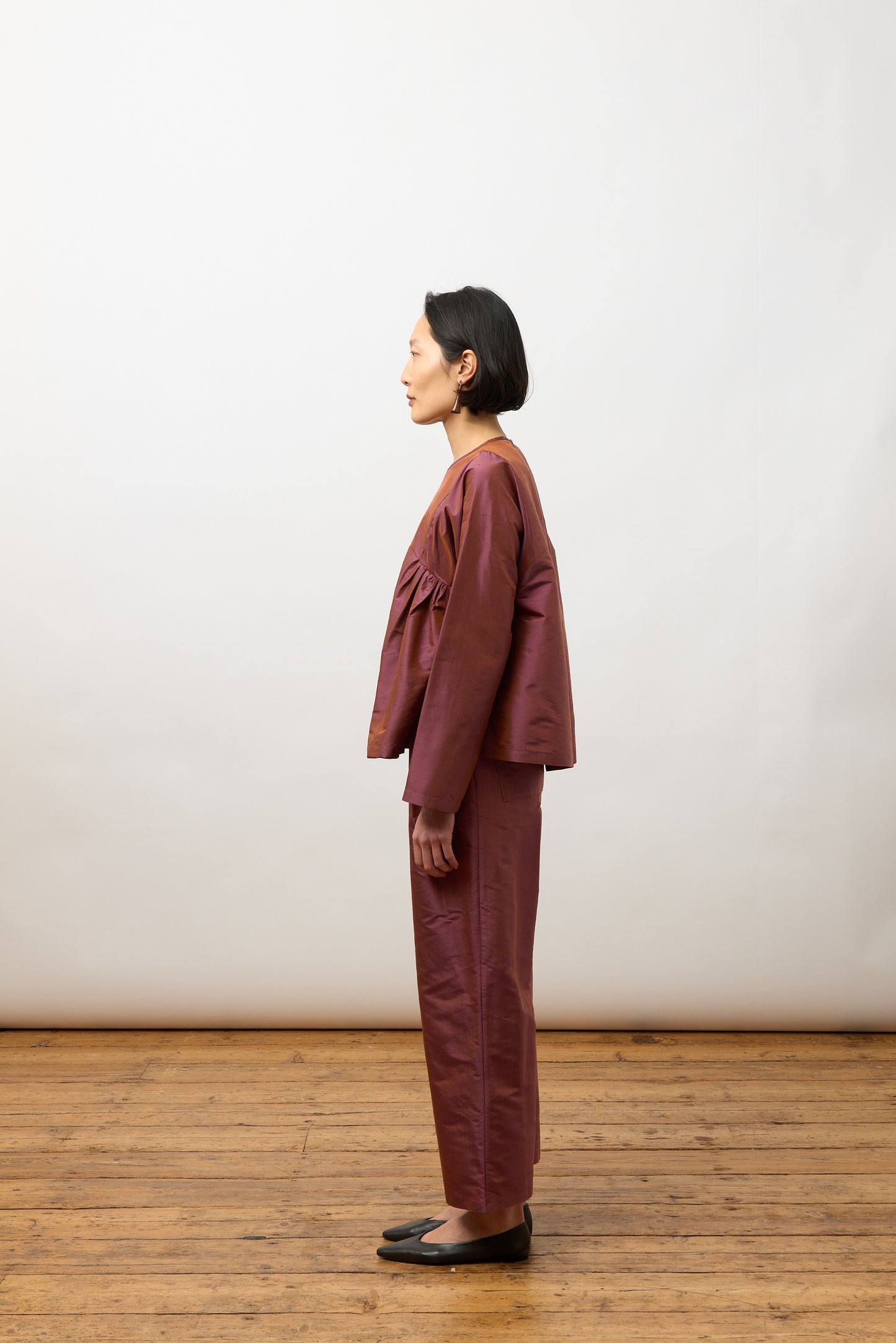 Nora Blouse, Silk Dupion