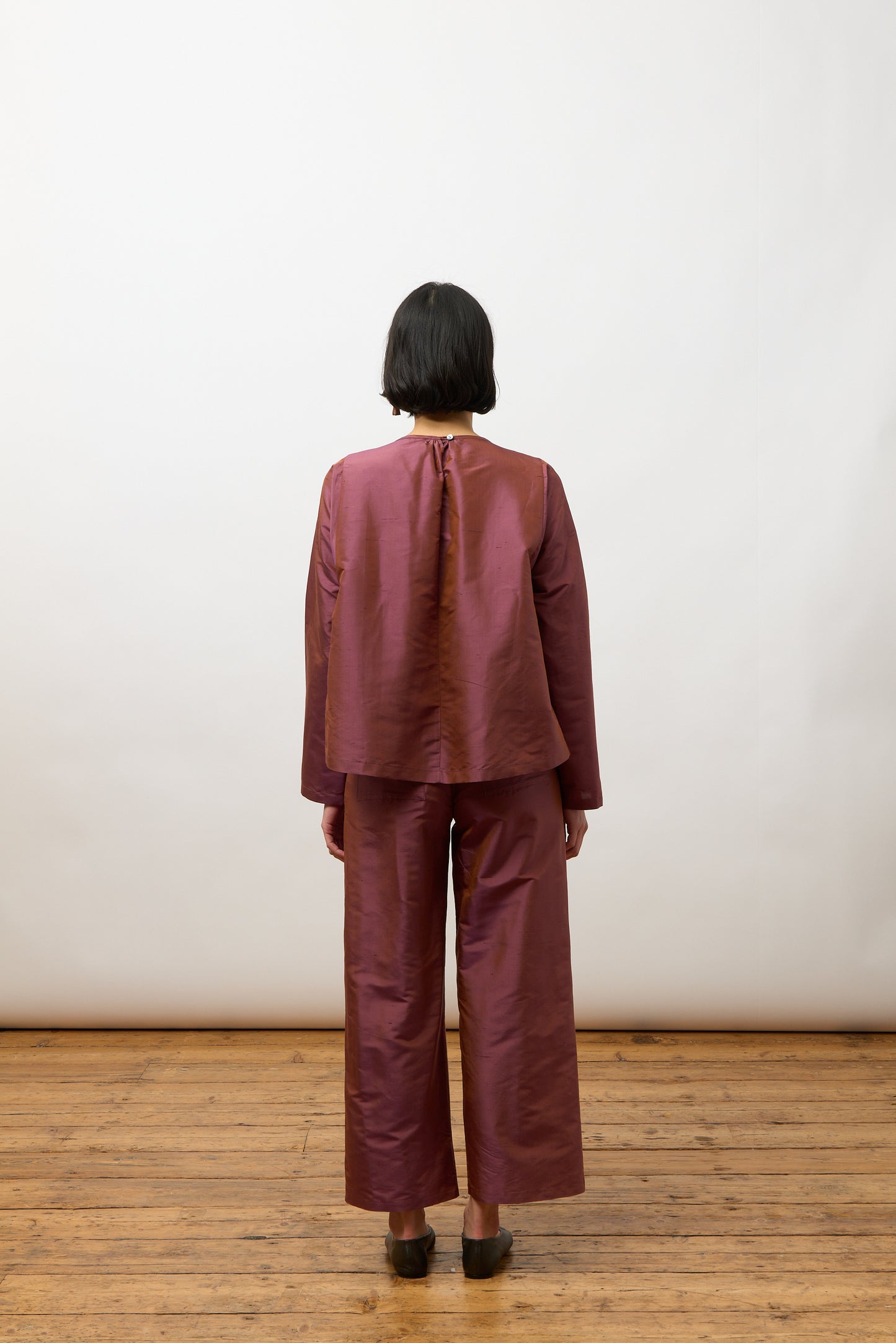 Nora Blouse, Silk Dupion