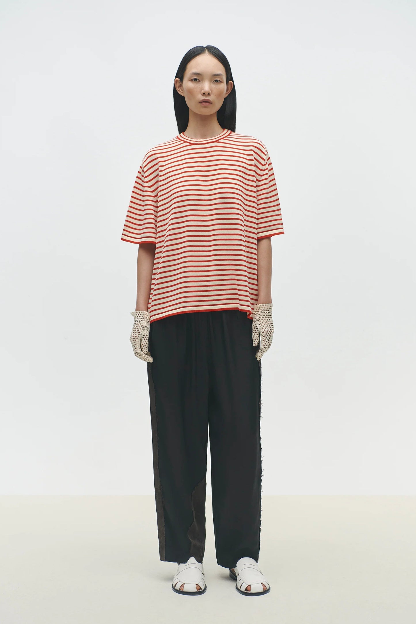 Organic Cotton Oversized Striped T-Shirt