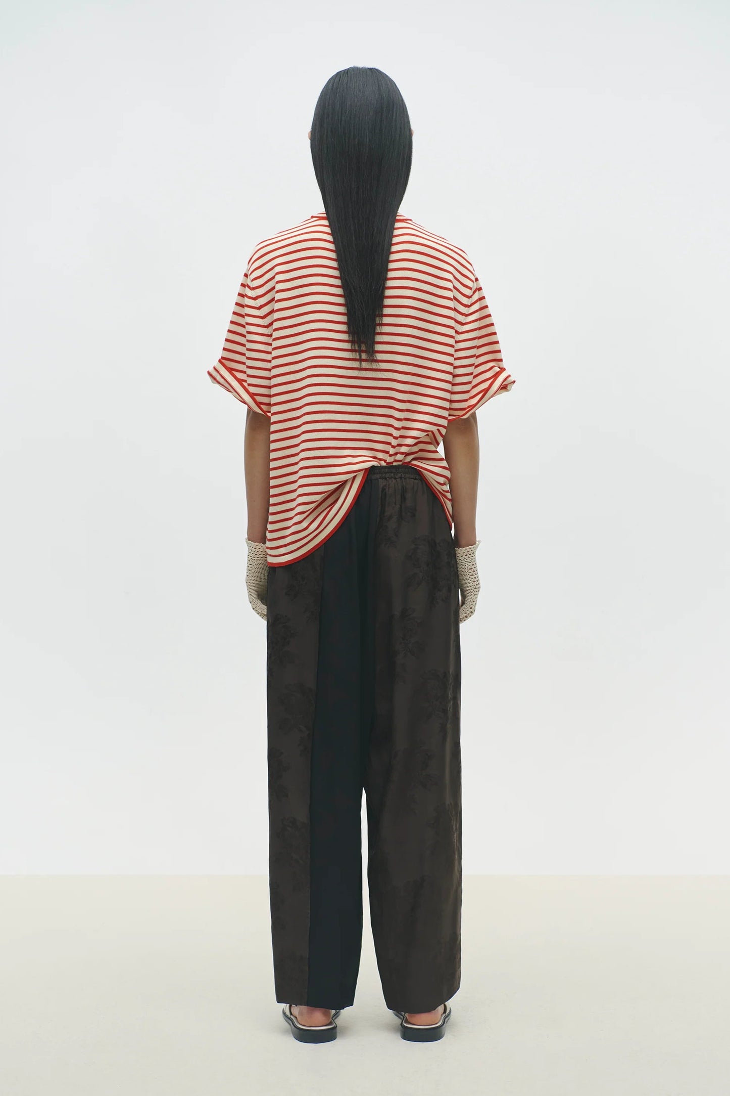 Organic Cotton Oversized Striped T-Shirt