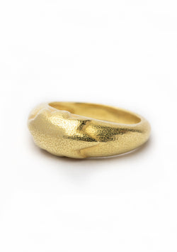 18K Gold Hand Sculptured Ring