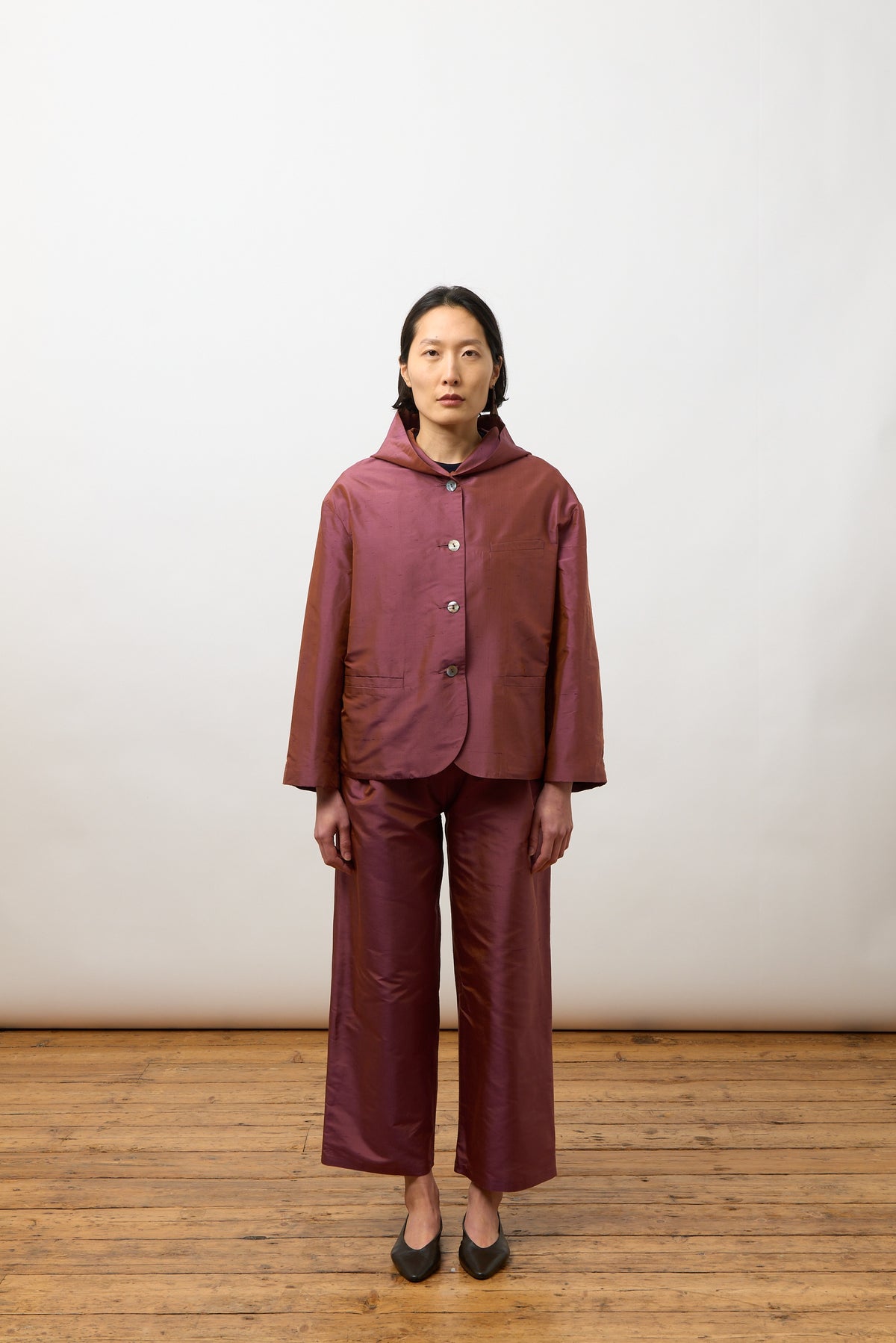 Reeva Jacket, Silk Dupion