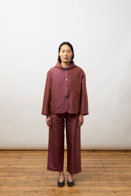 Reeva Jacket, Silk Dupion