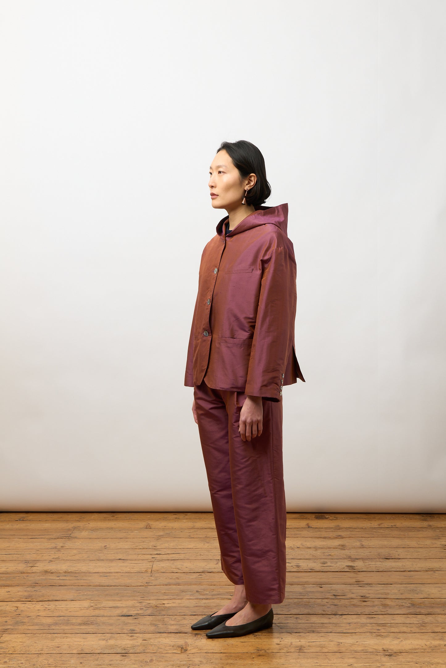 Reeva Jacket, Silk Dupion