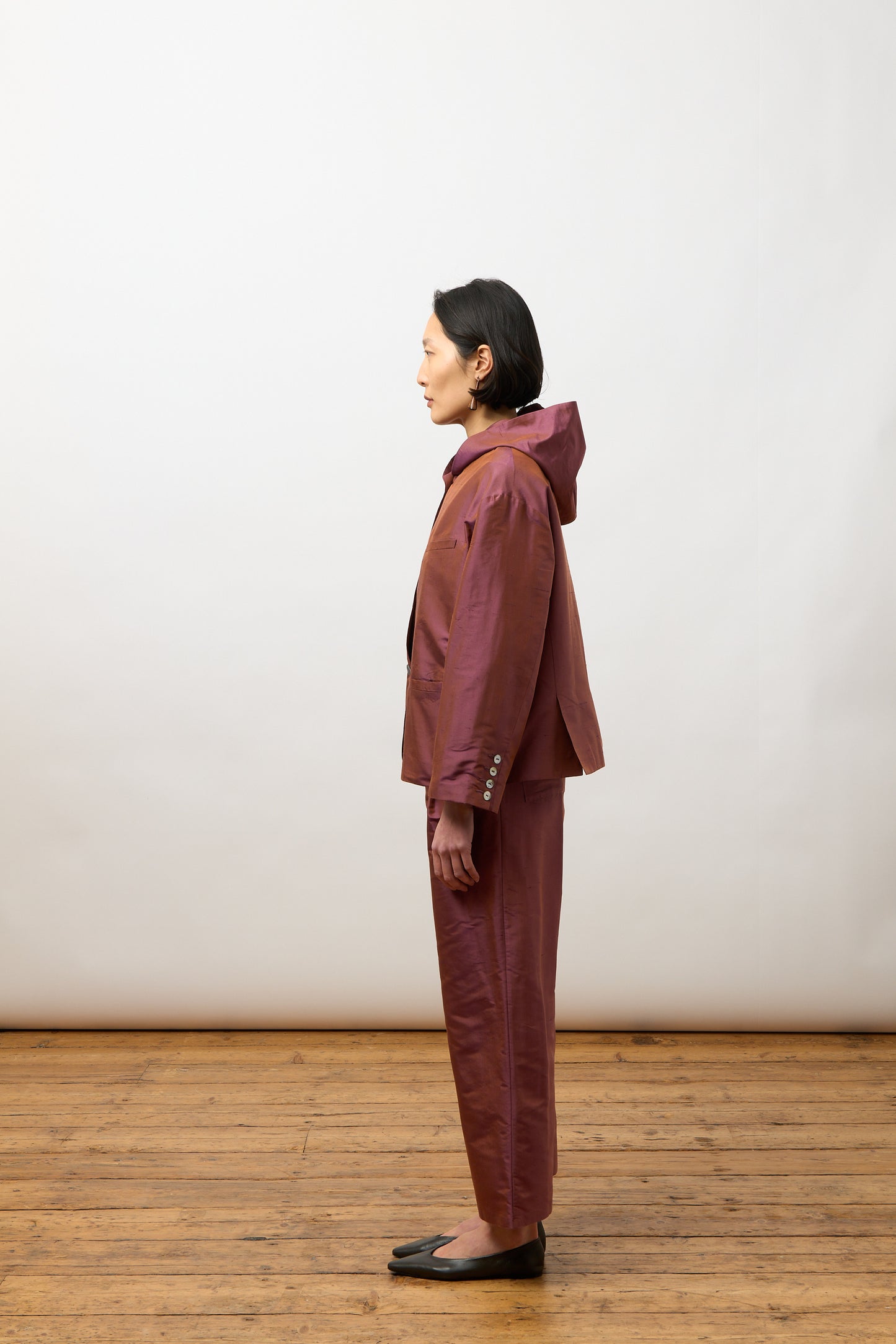Reeva Jacket, Silk Dupion