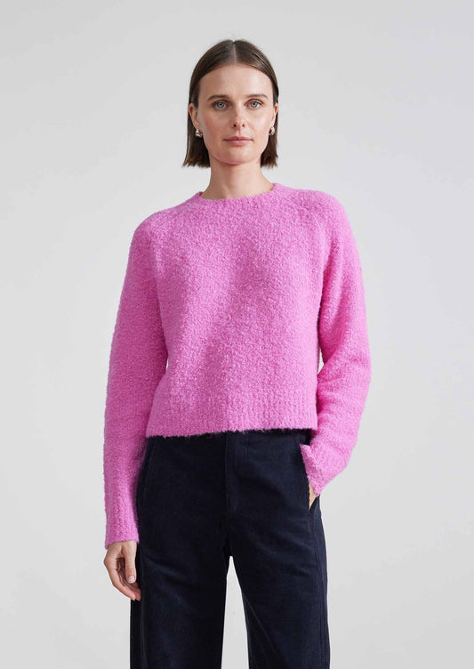 Liisa Textured Sweater, Rose