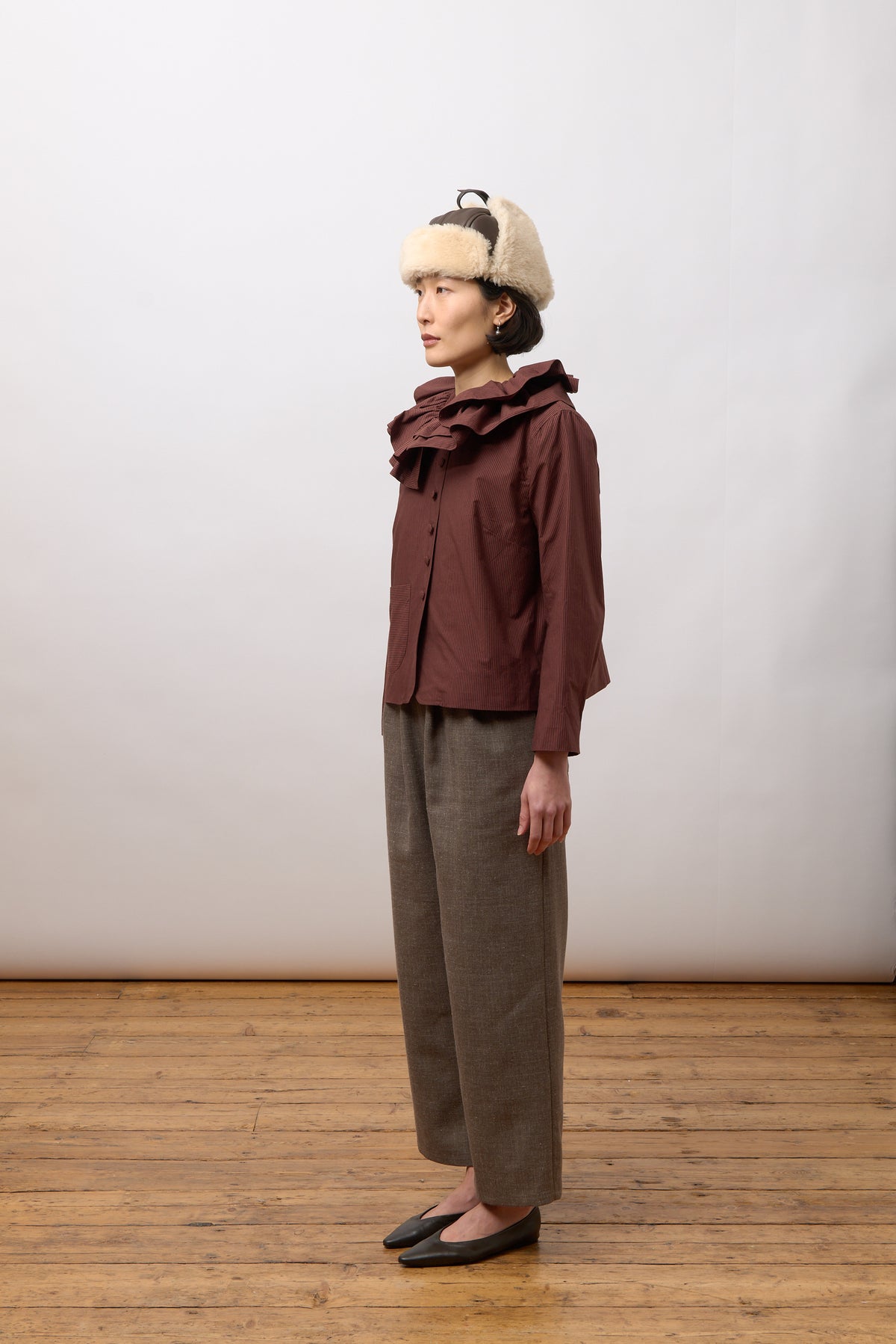 Typewriter Cotton Rowan Jacket, Japanese Stripe