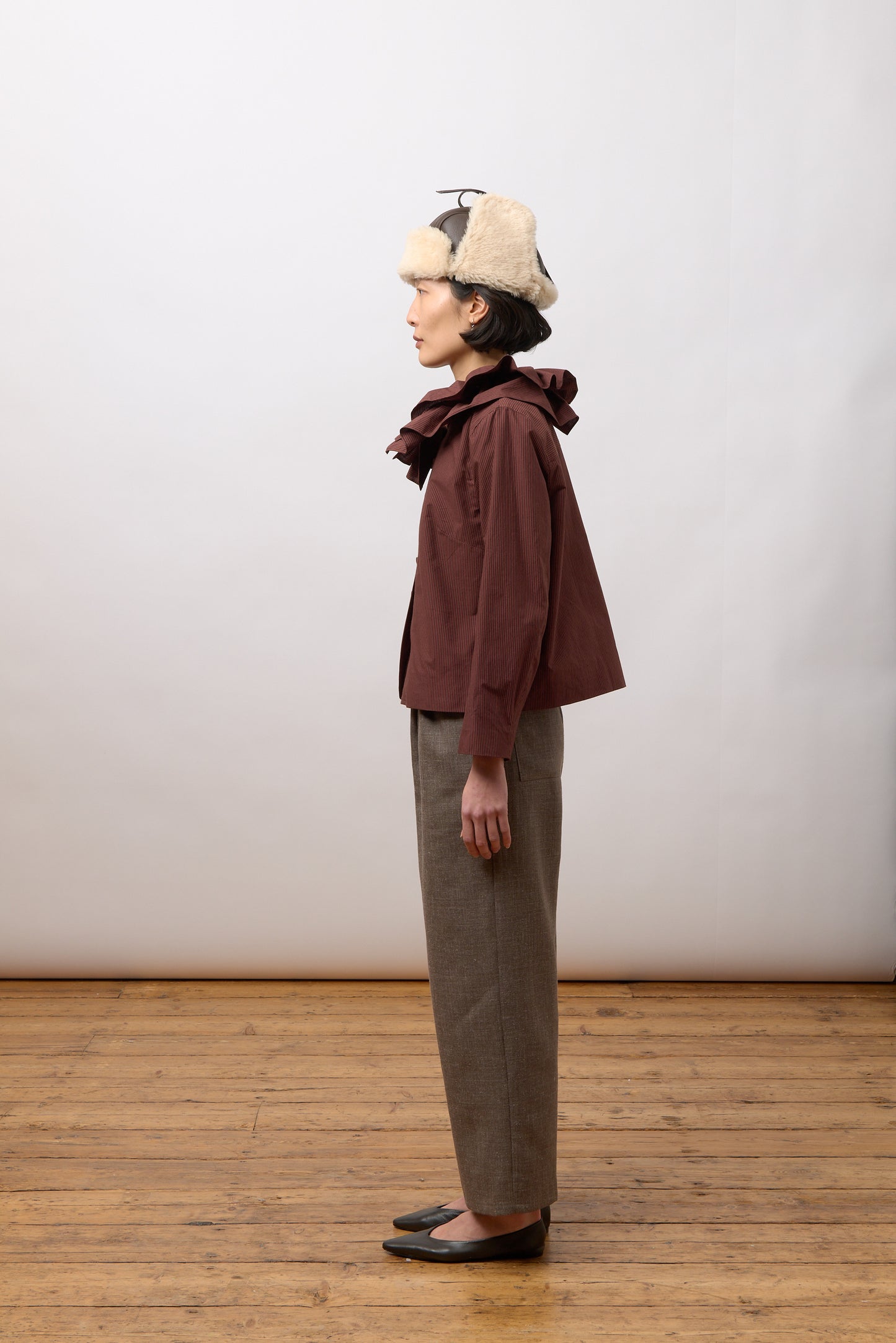 Typewriter Cotton Rowan Jacket, Japanese Stripe