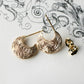 Beloved Rose Disc Hoops