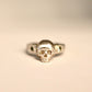 Sapphire Skull Ring