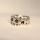 Chunky Diamond Ray Ring - SS