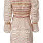 Sabine Ruby Quatrefoil Dress, Pink Ruby