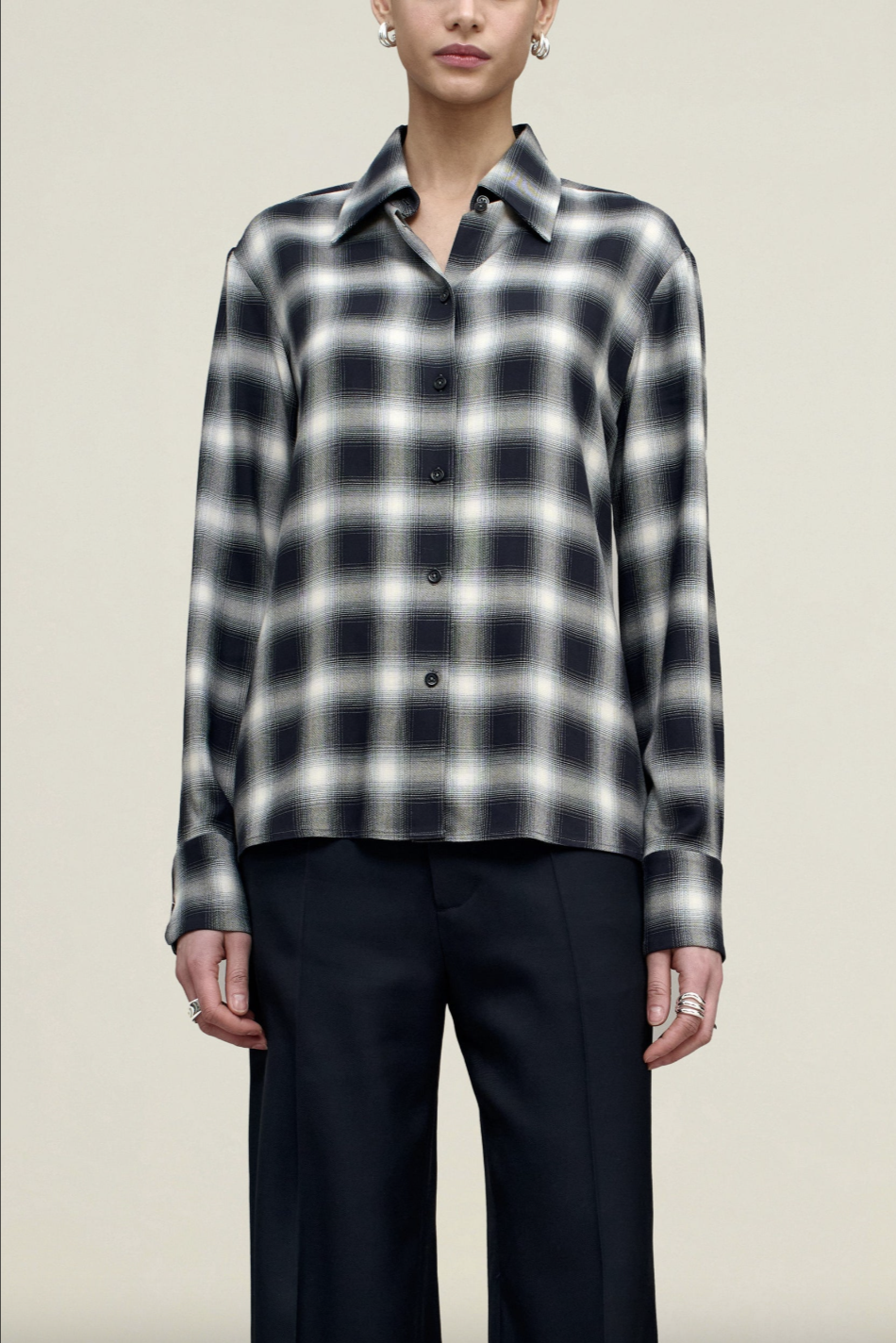 Octavia Blouse, Airbrush Flannel