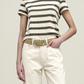 Kenzie T Shirt, Mink Stripe
