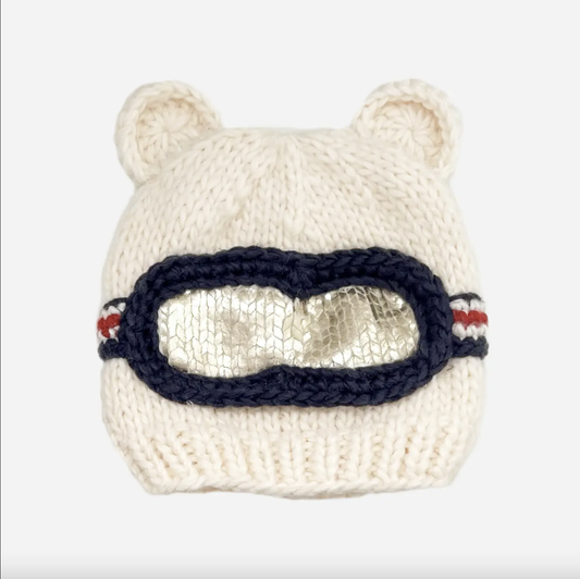 Ski Goggles Bear Beanie