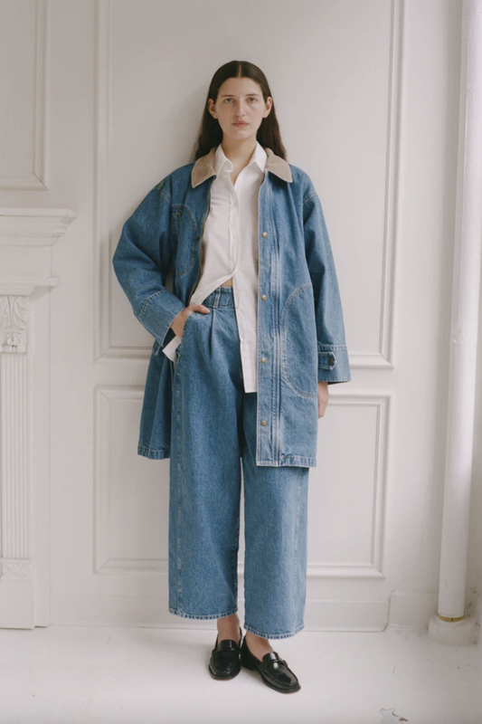 Town & Country Coat, Medium Blue