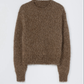 Chunky Sweater, Brown Melange
