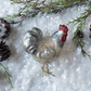 Black Tailed Rooster Ornament