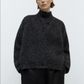 Baby Alpaca Cardigan, Anthracite