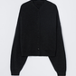 Merino Wool Cardigan, Anthracite