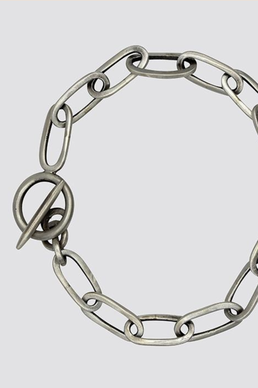Long Rectangle Link Bracelet