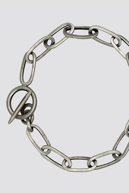 Long Rectangle Link Bracelet