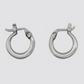 Tiny Tapered Hoop Earrings