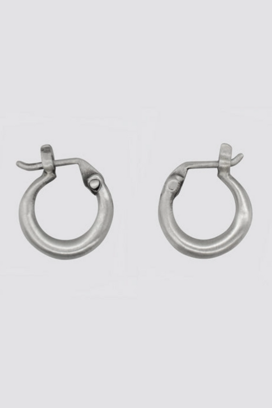 Tiny Tapered Hoop Earrings