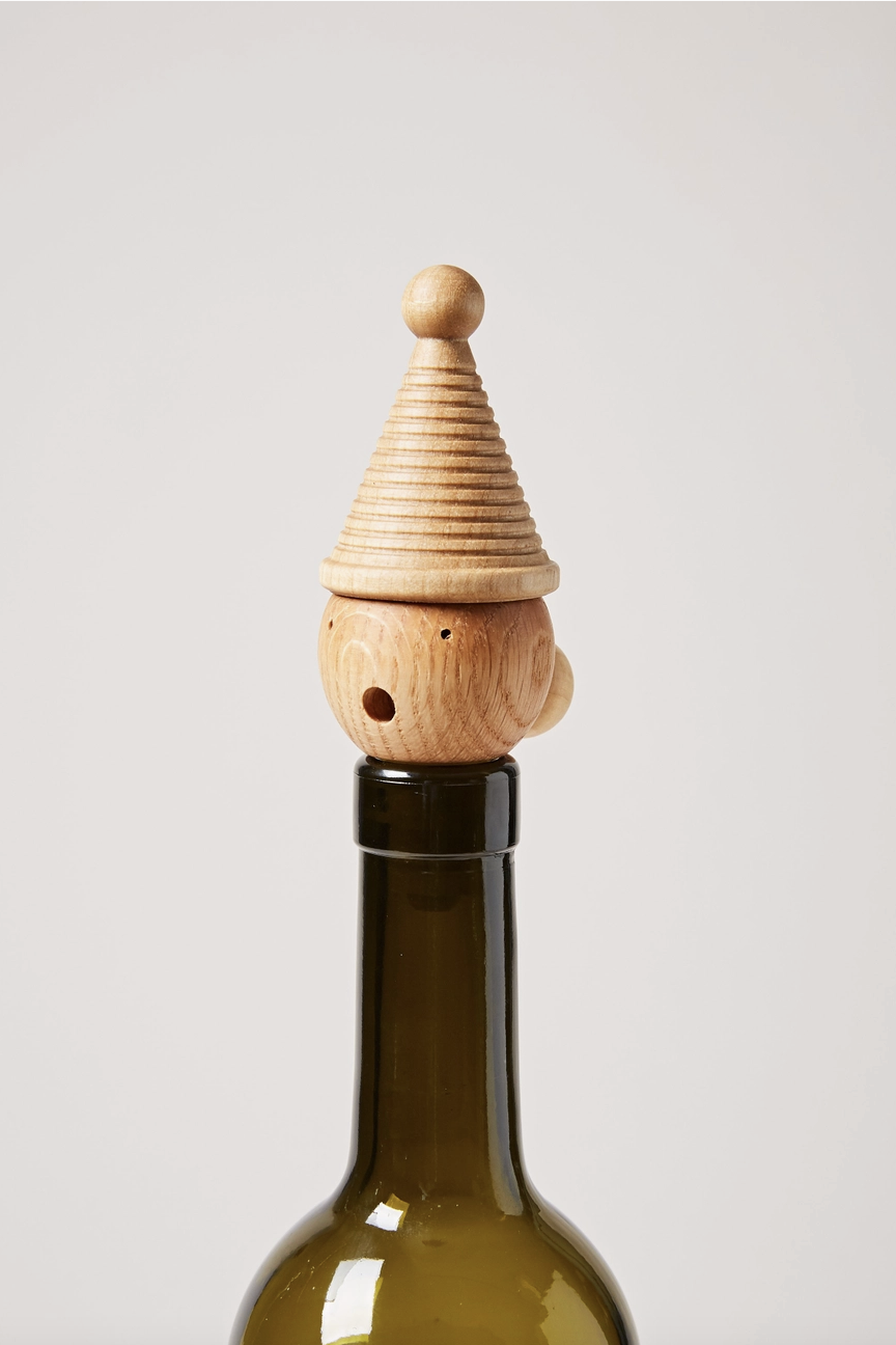 Farmhouse Pottery Lady Ingrid Wine Stopper