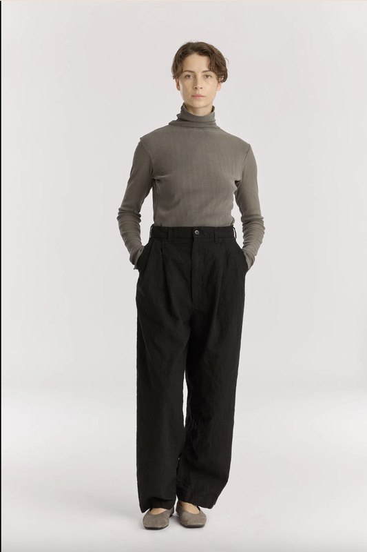 Crinkled Trousers, Black