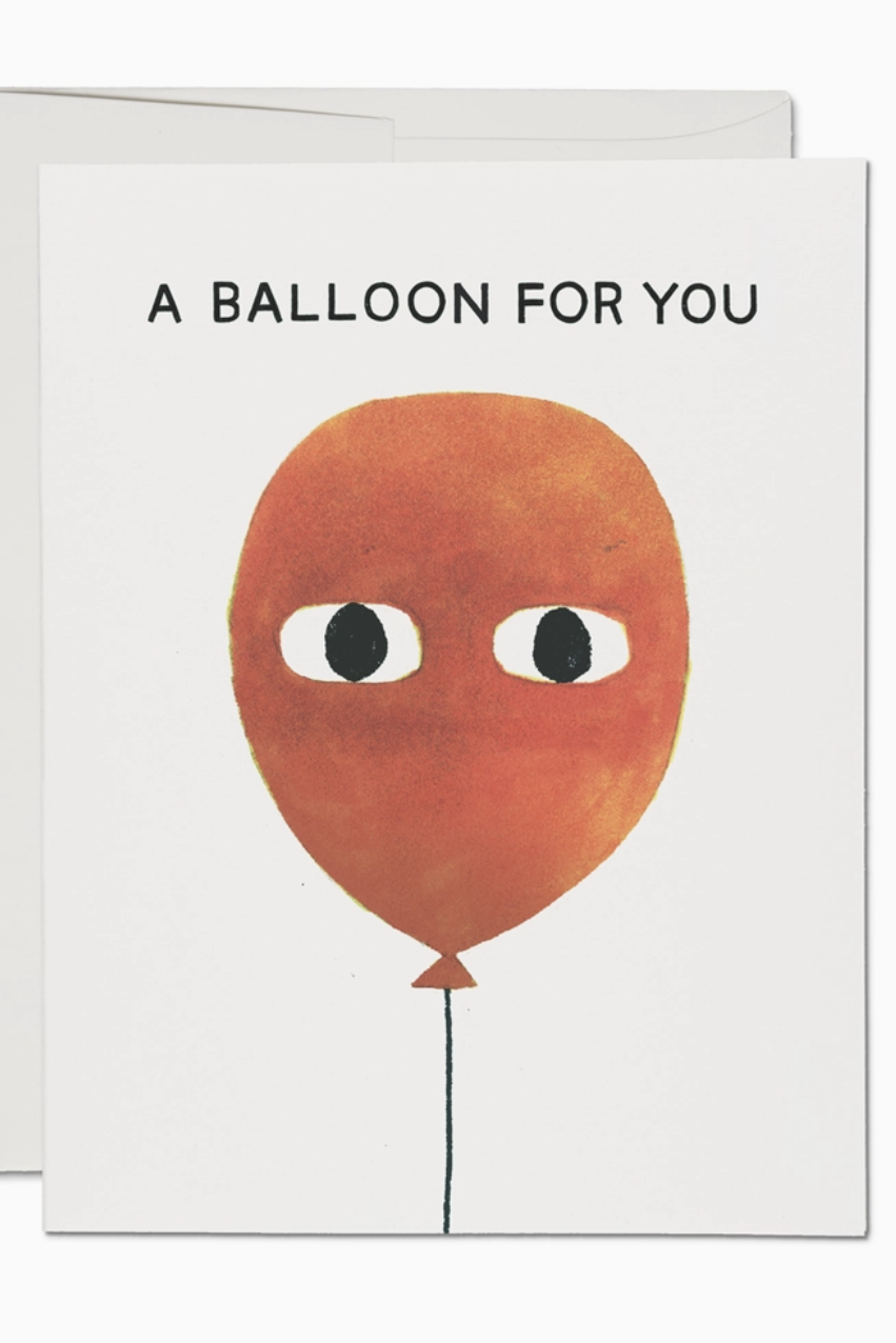 A Balloon Friendship card