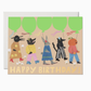 Birthday March greeting card