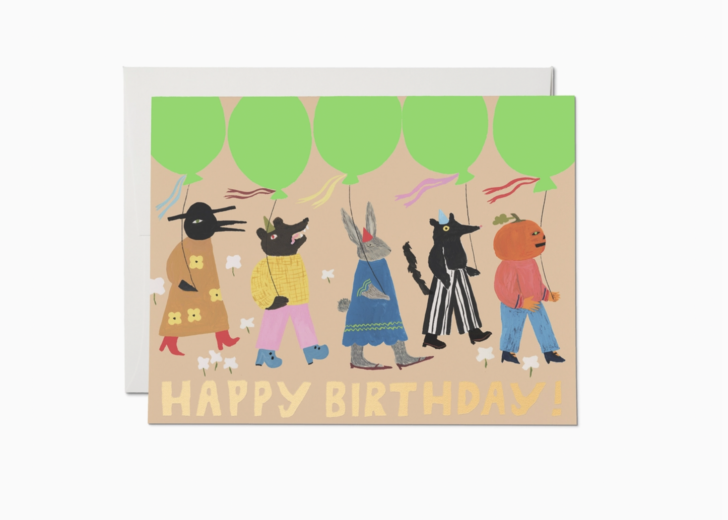 Birthday March greeting card