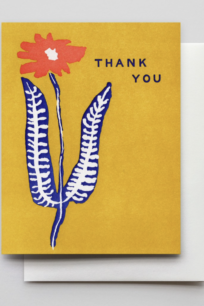 Thank You Flower Stem Card
