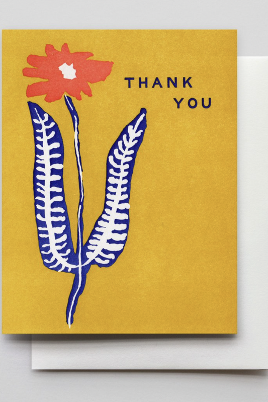 Thank You Flower Stem Card