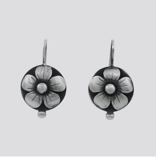 Flower Drop Earrings, SS