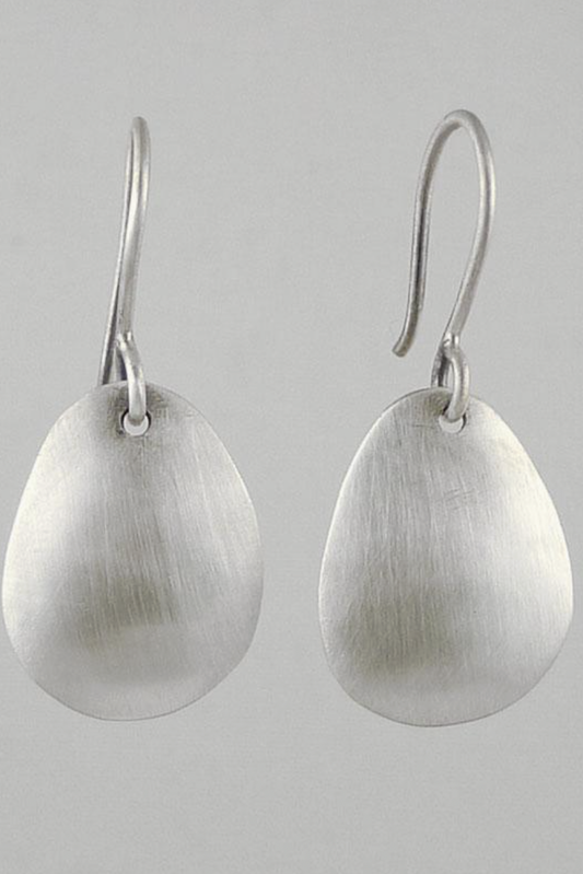 Organic Shaped Domed Earrings