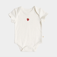 Strawberry Onesie, organic cotton