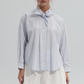 Suma Blouse, Blue Stripe