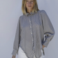 Rayne Blouse, Regatta Navy Stripe