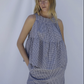 Carmen Swing Top, Navy Gingham