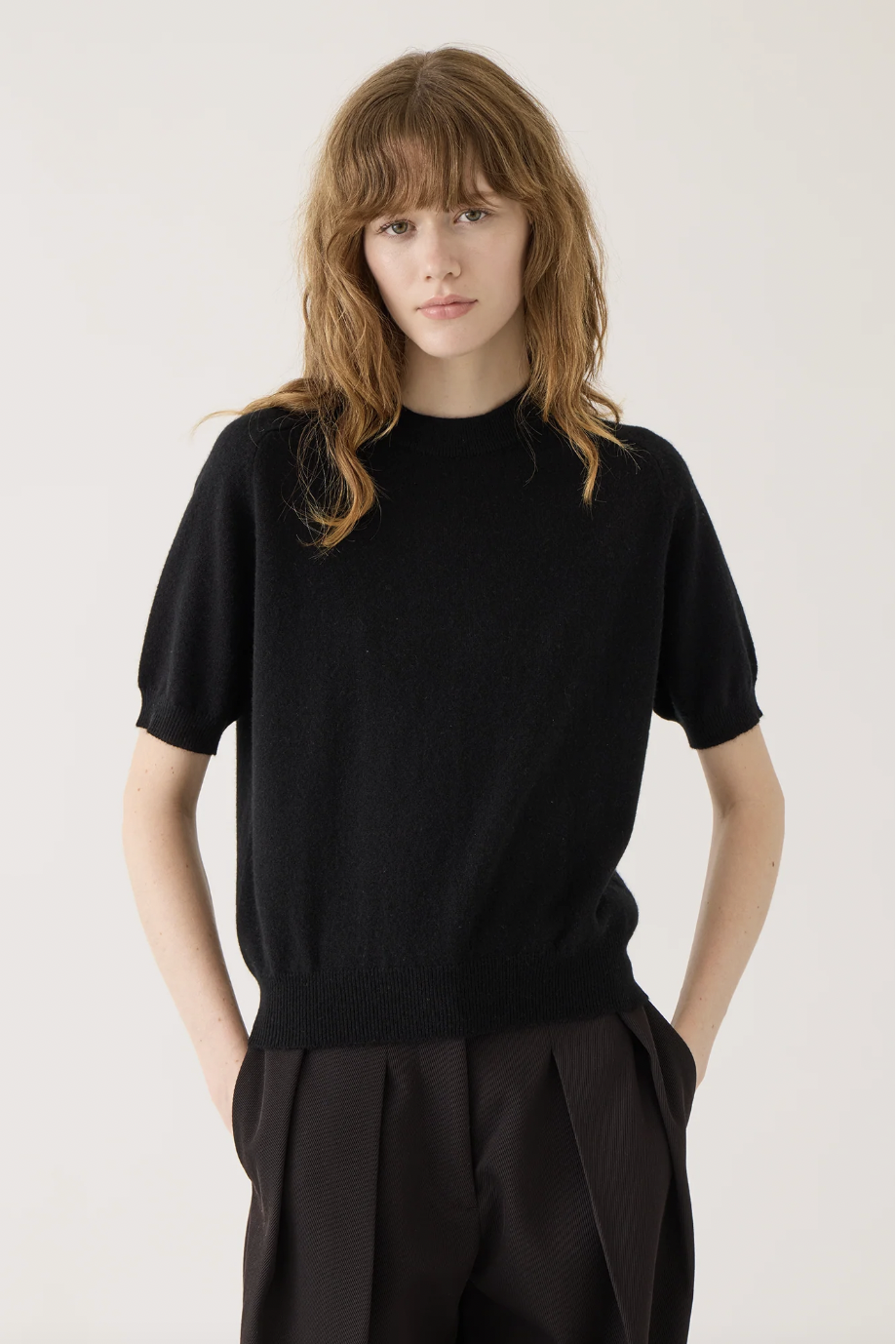 Irelia Cashmere Top, Black