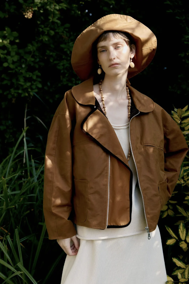 Oilskin Flying Jacket, Gold
