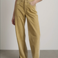 Charlot Split Hem Jean, Palomino Suede/Khaki