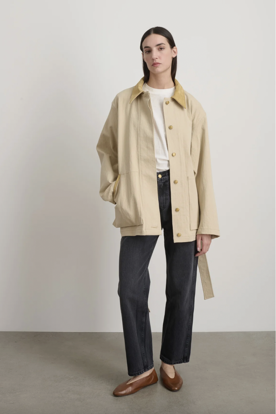 Workwear Jacket, Palomino/Khaki Suede