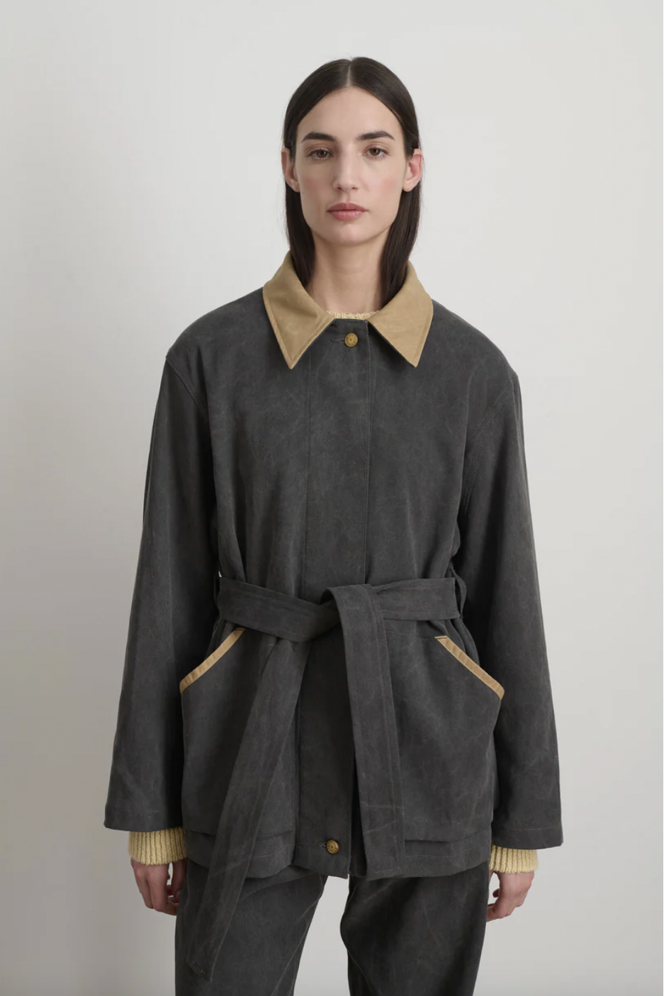 Workwear Jacket, Washed Black