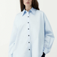 Oversized Shirt, Light Blue