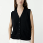 Oversize Waistcoat, Black